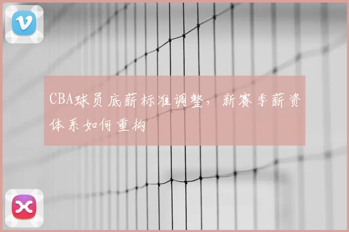 CBA球员底薪标准调整,新赛季薪资体系如何重构